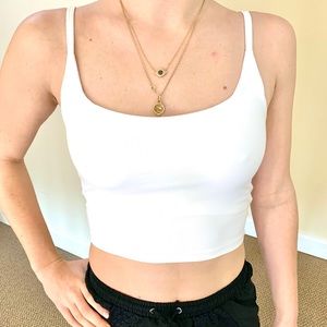 White Crop Top